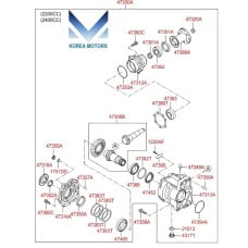 mobis transfer ata 4wd for hyundai santa fe 2009-12